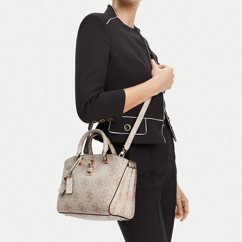 GUESS QUEENSLAND LUXURY SATCHEL ΤΣΑΝΤΑ ΓΥΝΑΙΚΕΙΟ HWOS9655060 4