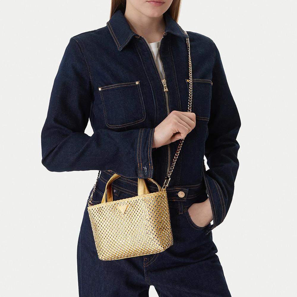 GUESS TASMIN MINI TOTE ΤΣΑΝΤΑ ΓΥΝΑΙΚΕΙΟ HWRG9931750 4