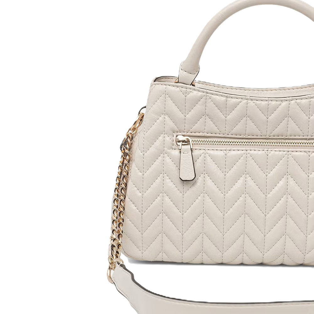 GUESS CHERYL TRIPLE COMP SATCHEL ΤΣΑΝΤΑ ΓΥΝΑΙΚΕΙΟ HWTQ9720060 3
