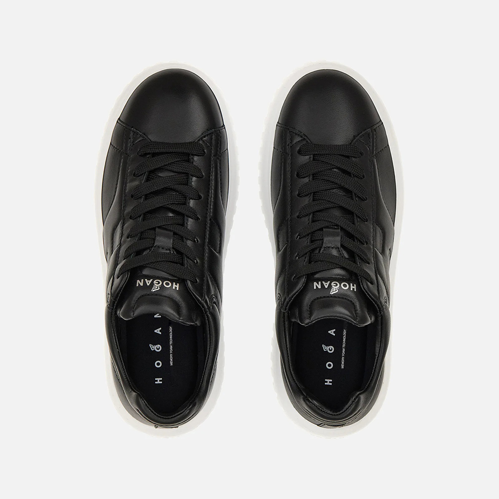 HOGAN H-STRIPES Allacciato SNEAKER HXW6450FC60LE9B999 4