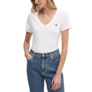 CALVIN KLEIN CK EMBROIDERY STRETCH V-NECK J20J213716