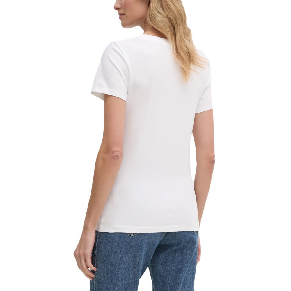 CALVIN KLEIN CK EMBROIDERY STRETCH V-NECK J20J213716 2