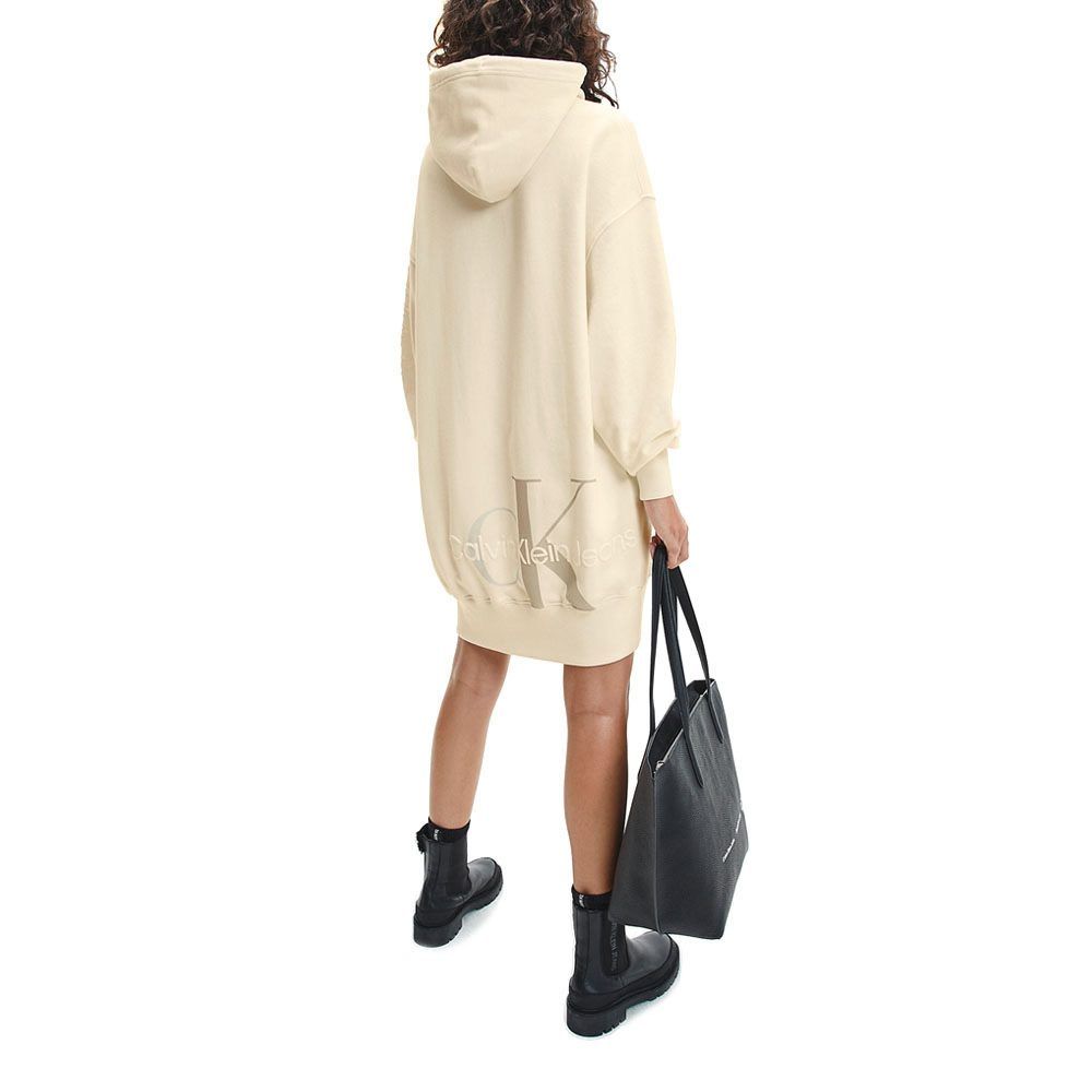 TWO TONE MONOGRAM HOODIE DRESS 3