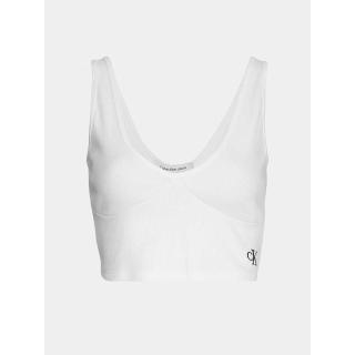 CK RIB CROP TOP