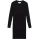 BADGE KNITTED SLEEVES DRESS 1