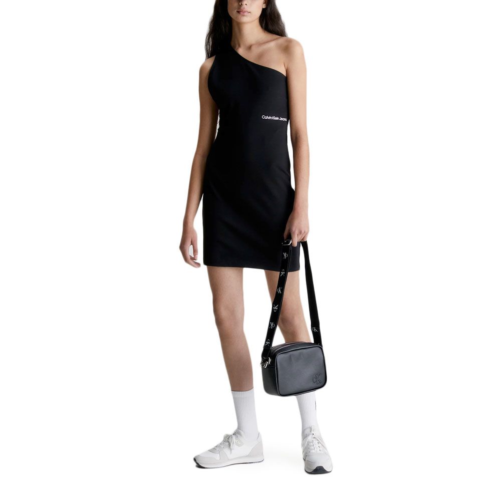 BACK ASYM CUT OUT MILANO DRESS J20J220757-BEH 1