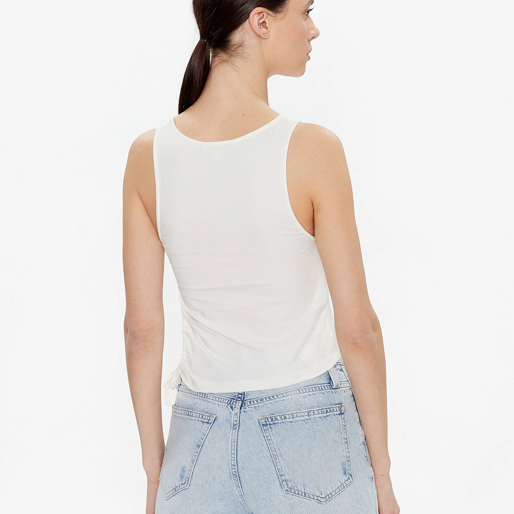 Calvin Klein Τοπ J20J221062 Εκρού Regular Fit J20J221062 2