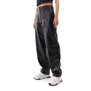 CALVIN KLEIN FAUX LEATHER HIGH RISE STRAIGH J20J221385