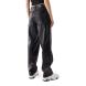CALVIN KLEIN FAUX LEATHER HIGH RISE STRAIGH J20J221385 2