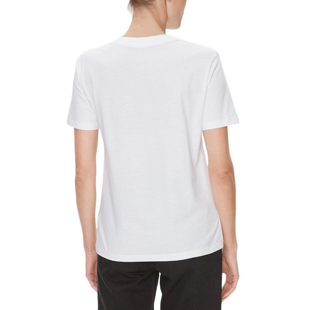 CALVIN KLEIN CK EMBRO BADGE V-NECK TEE J20J222560 2