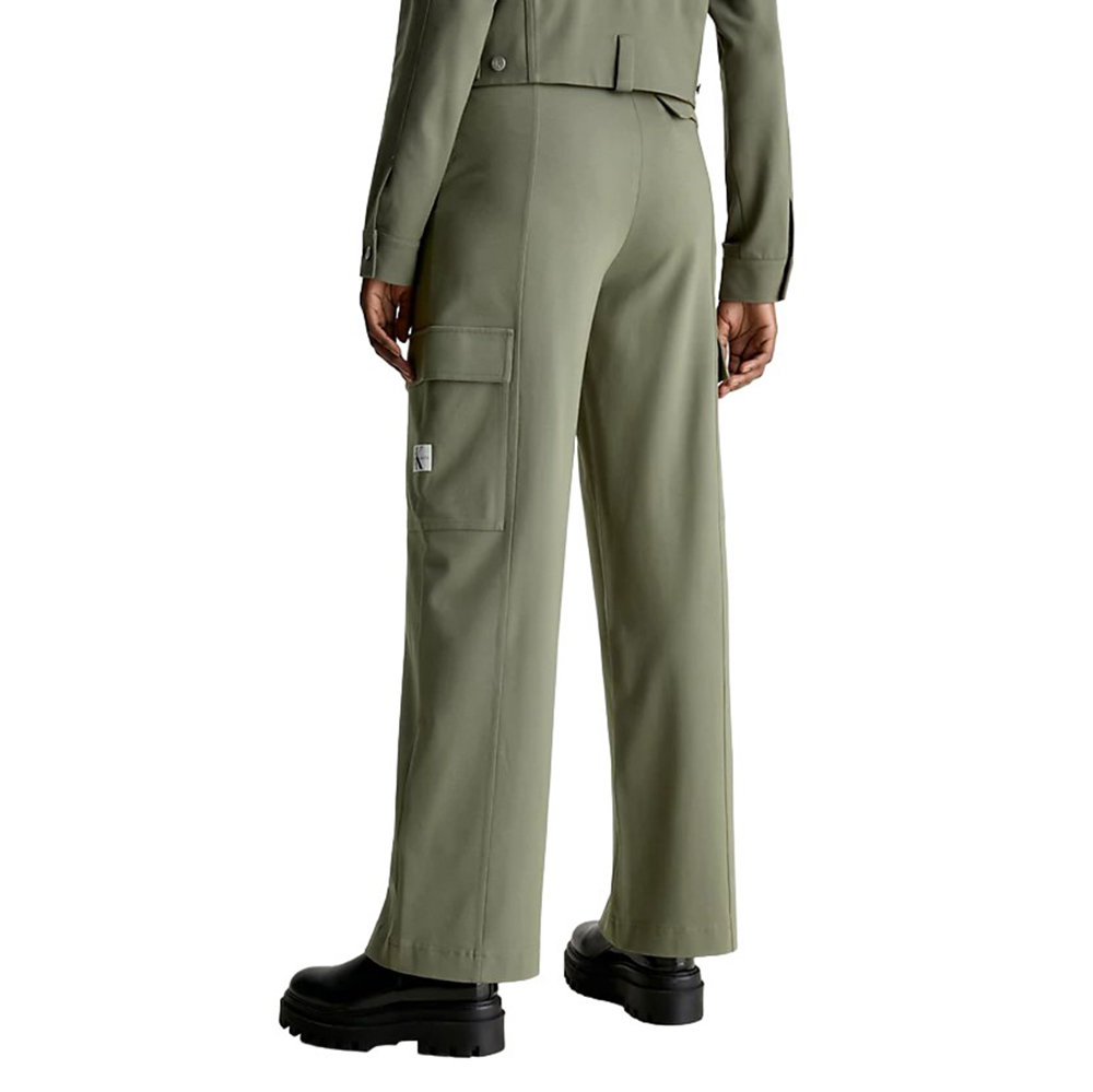 CALVIN KLEIN HIGH RISE MILANO UTILITY PANTS J20J222605 2