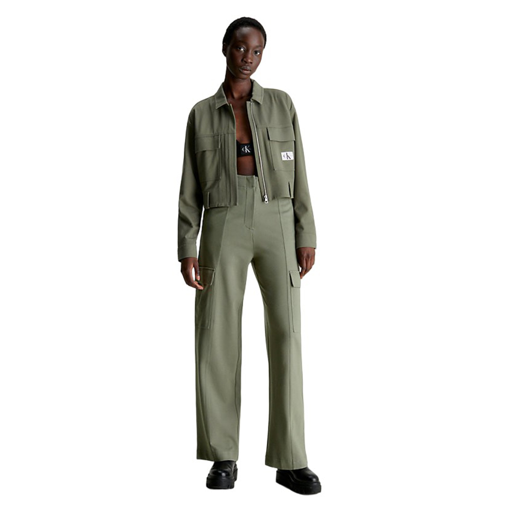 CALVIN KLEIN HIGH RISE MILANO UTILITY PANTS J20J222605 3