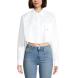 CALVIN KLEIN WOVEN LABEL CROPPED LS SHIRT J20J222614 1