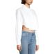 CALVIN KLEIN WOVEN LABEL CROPPED LS SHIRT J20J222614 3