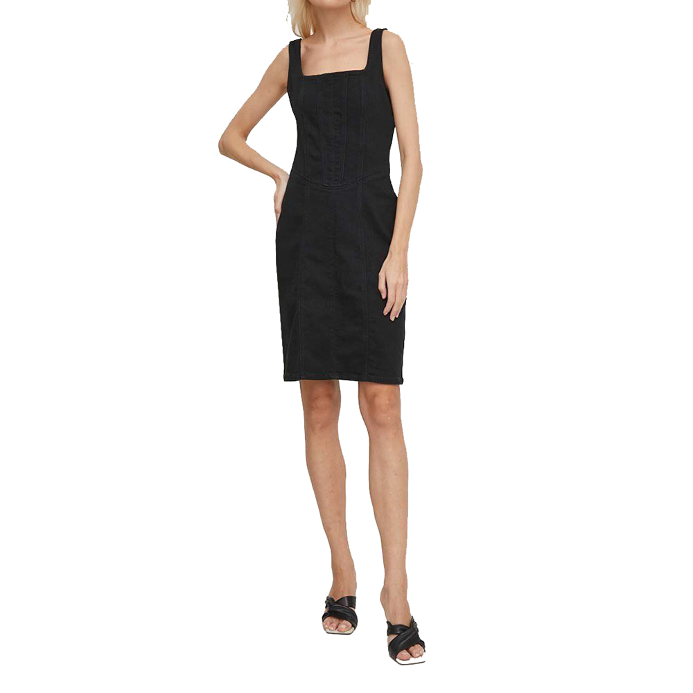 CALVIN KLEIN SEAMING DENIM DRESS J20J222659 1