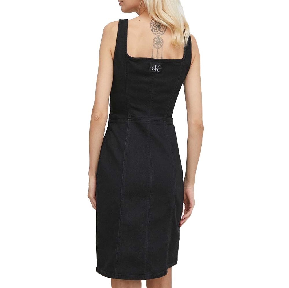 CALVIN KLEIN SEAMING DENIM DRESS J20J222659 2
