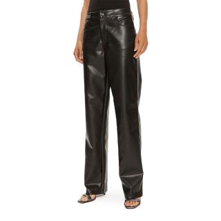 CALVIN KLEIN FAUX LEATHER HR STRAIGHT PANTS J20J223548