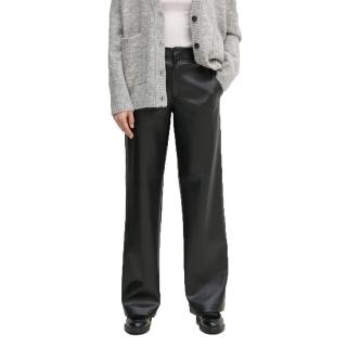 CALVIN KLEIN FAUX LEATHER STRAIGHT PANT J20J224186