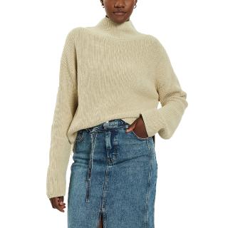 CALVIN KLEIN CHUNKY LOOSE HIGH NECK SWEATER J20J224227