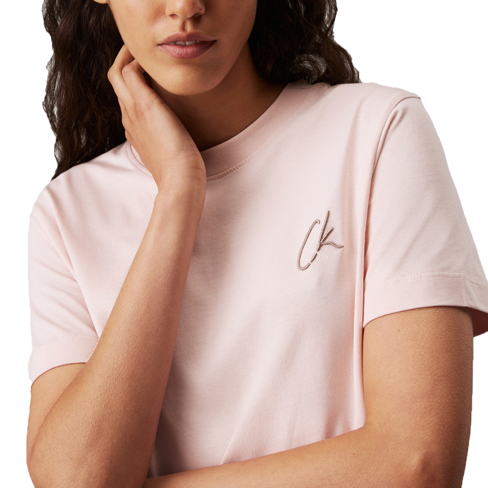 CALVIN KLEIN EMBROIDERED CK REGULAR TEE J20J224439 3