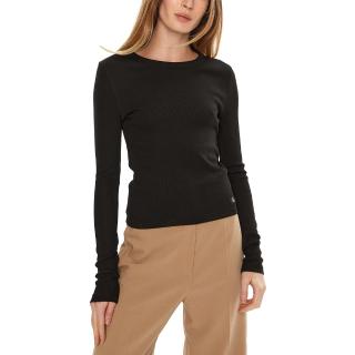 CALVIN KLEIN WOVEN LABEL RIB LONG SLEEVE J20J224454