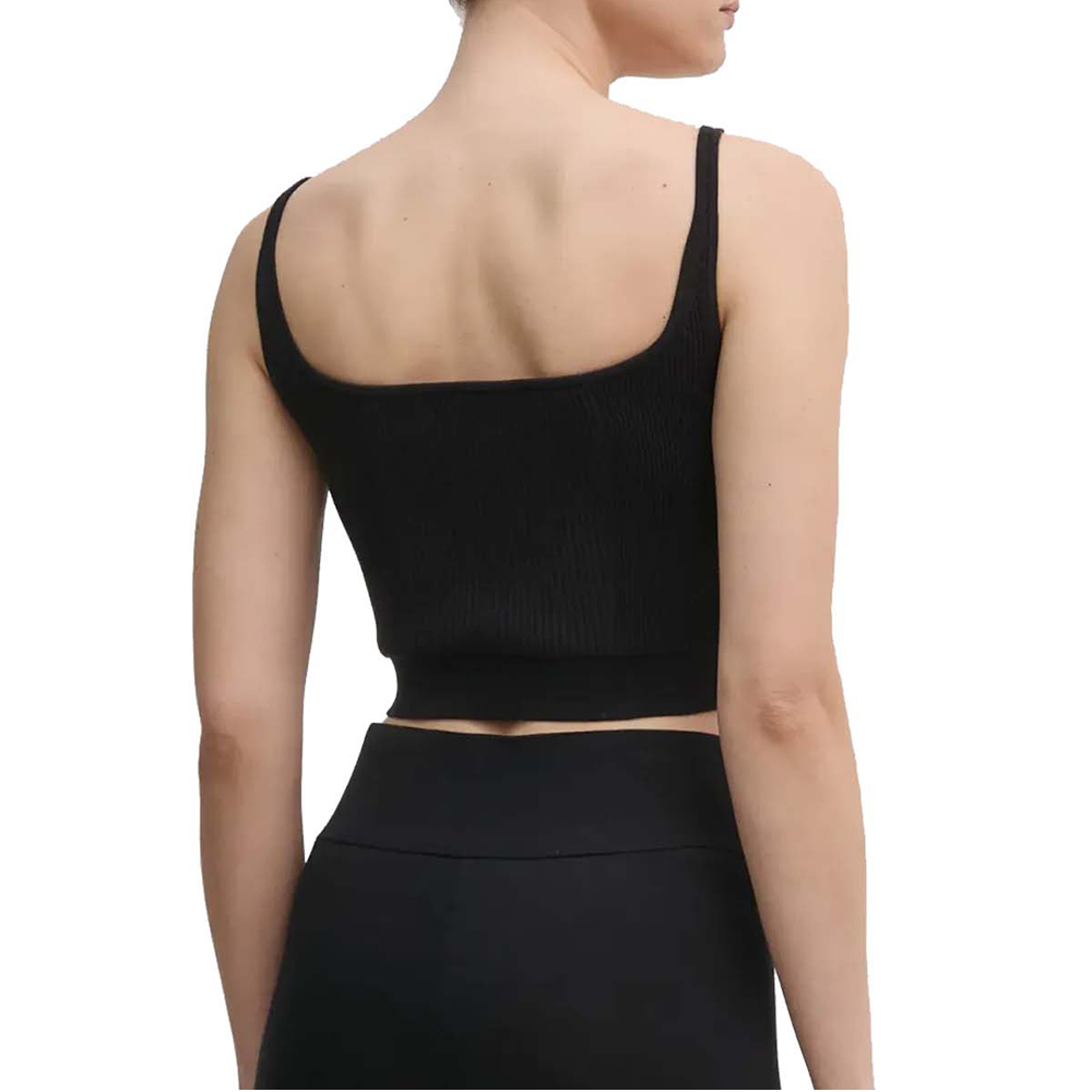 CALVIN KLEIN WOVEN LABEL SWEATER BRALETTE J20J225227 2