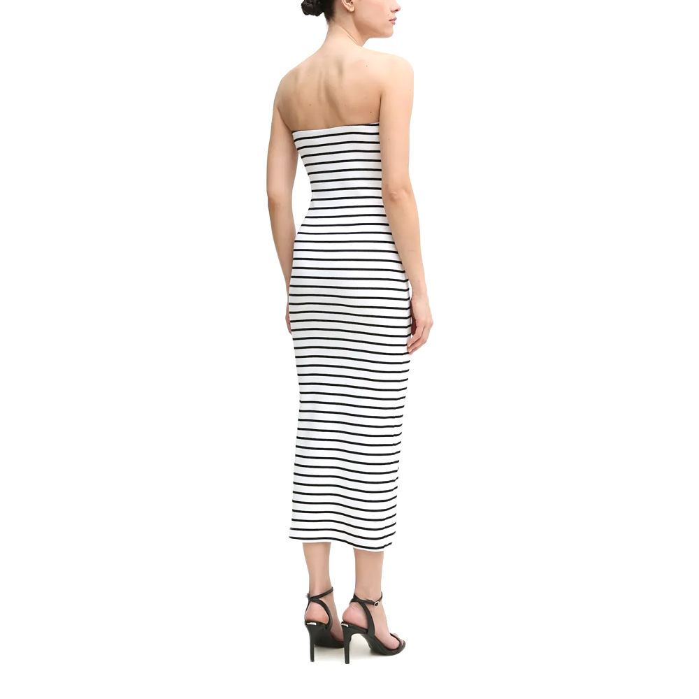CALVIN KLEIN WOVEN LABEL RIB SLEEVELESS DRE J20J225263 1