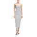 CALVIN KLEIN WOVEN LABEL RIB SLEEVELESS DRE J20J225263 2