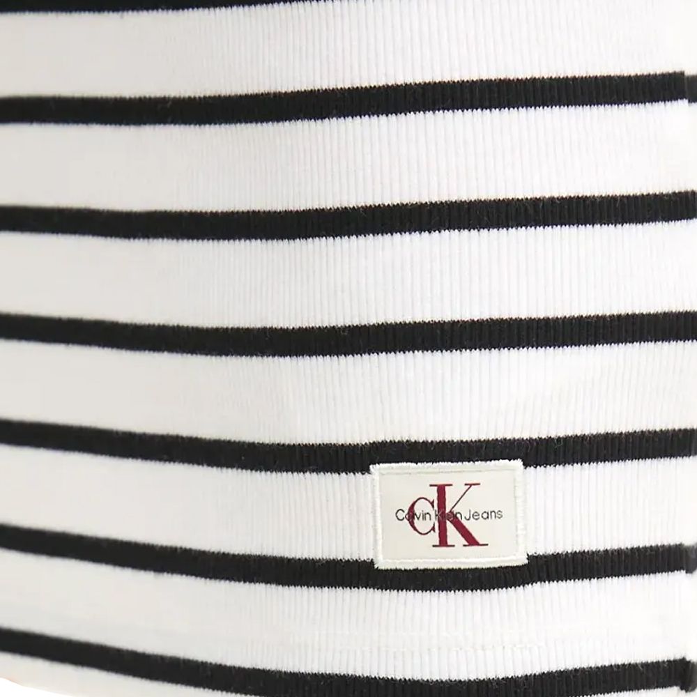CALVIN KLEIN WOVEN LABEL RIB SLEEVELESS DRE J20J225263 3
