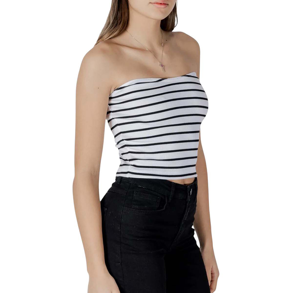 CALVIN KLEIN WOVEN LABEL RIB SLEEVELESS TOP J20J225310 2