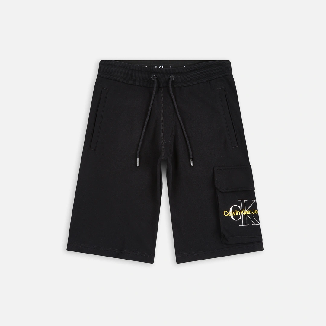 TWO TONE MONOGRAM HWK SHORT 2