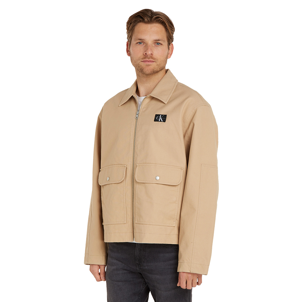 CALVIN KLEIN WORKWEAR BOXY CROPPED JACKET J30J323471 1