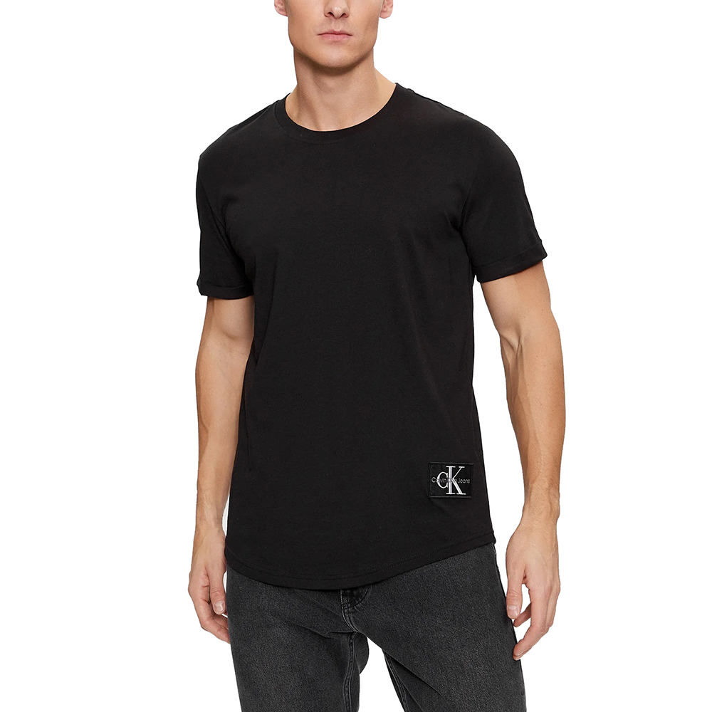 CALVIN KLEIN BADGE TURN UP SLEEVE J30J323482 1