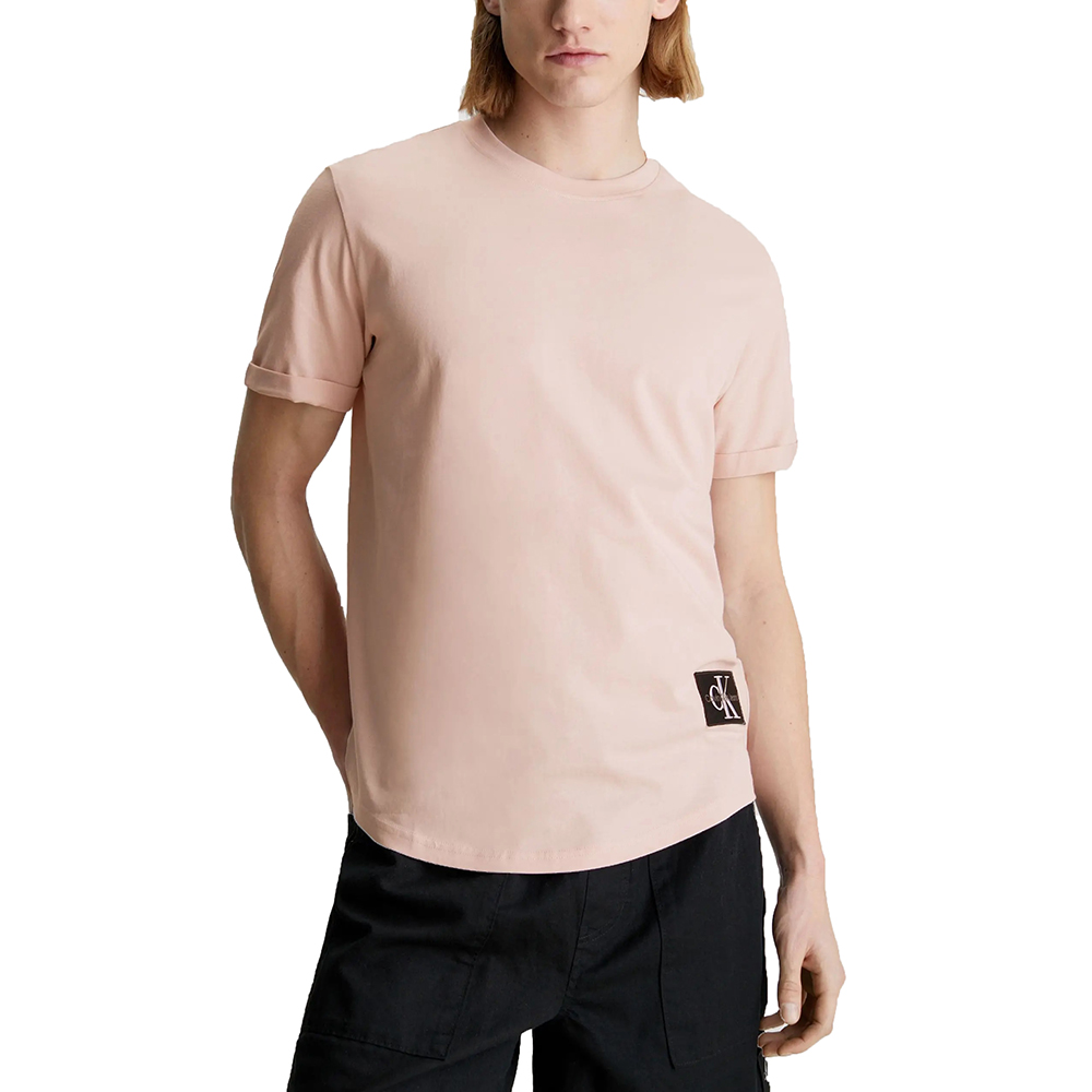 CALVIN KLEIN BADGE TURN UP SLEEVE J30J323482 1