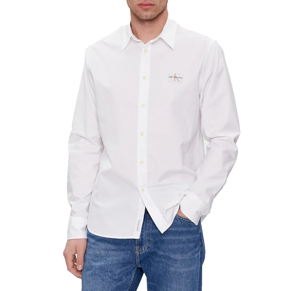 CALVIN KLEIN OXFORD BADGE SHIRT J30J325027 1