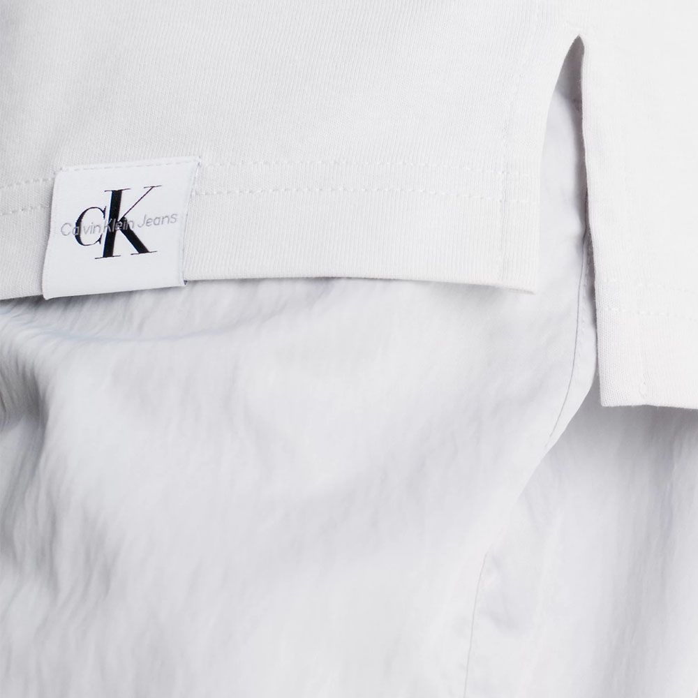 CALVIN KLEIN WOVEN TAB LONG TEE J30J325338 3