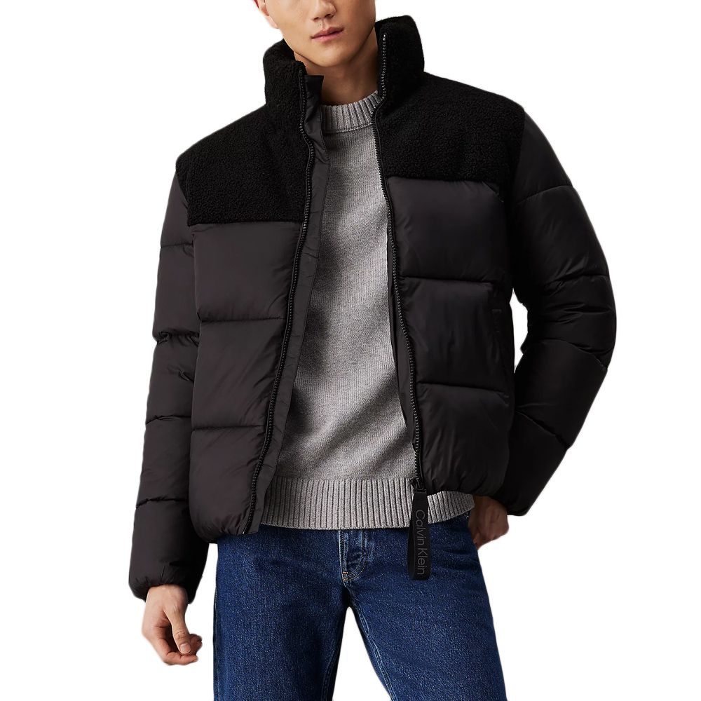 CALVIN KLEIN SHERPA PUFFER JACKET J30J326091 1