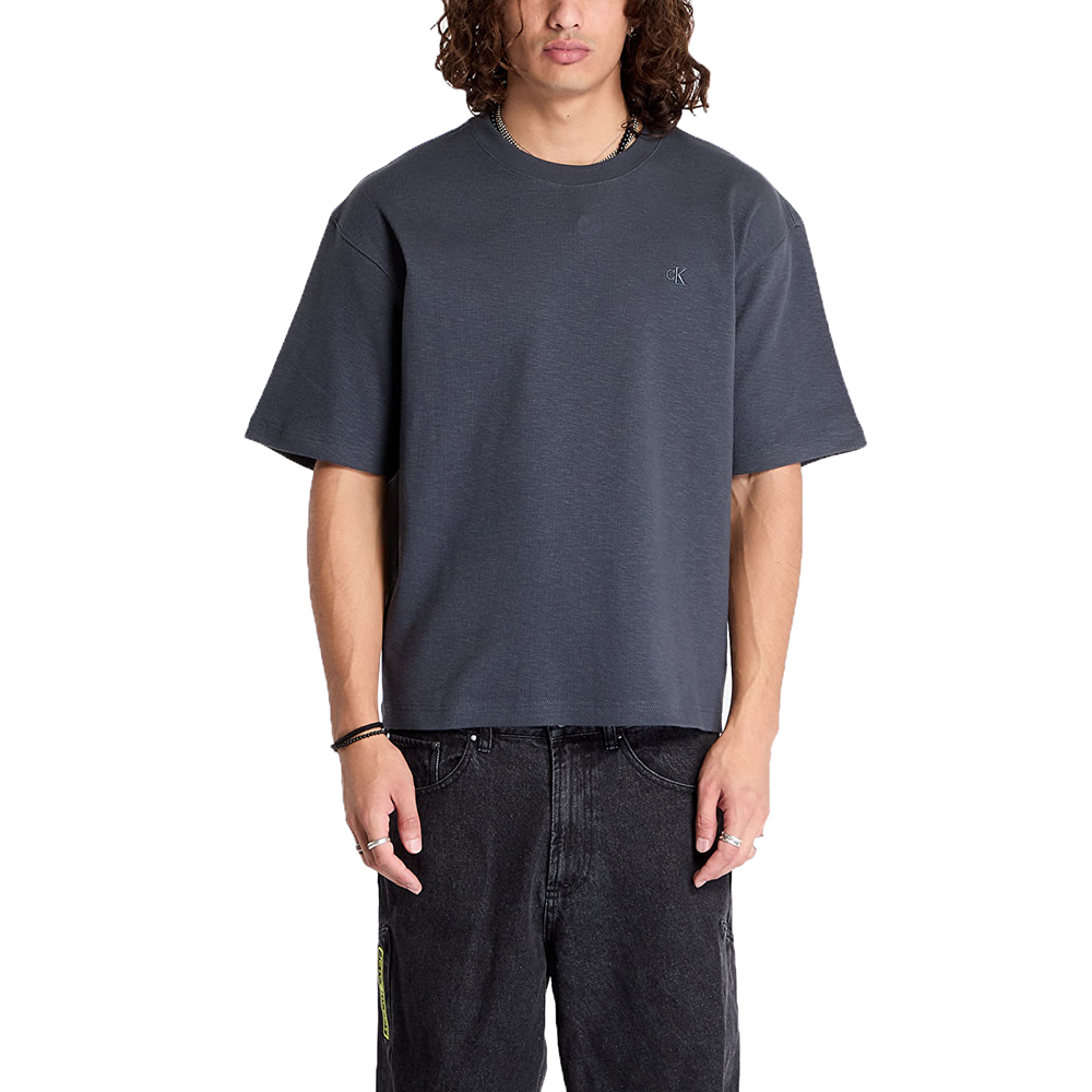 CALVIN KLEIN SLUB RIB TEE J30J326448 1