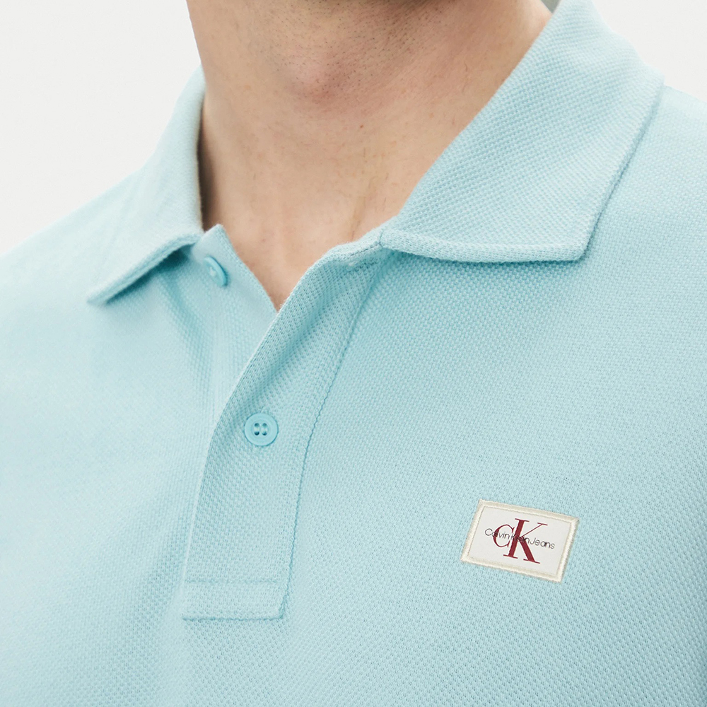 CALVIN KLEIN WOVEN LABEL POLO J30J327040 3