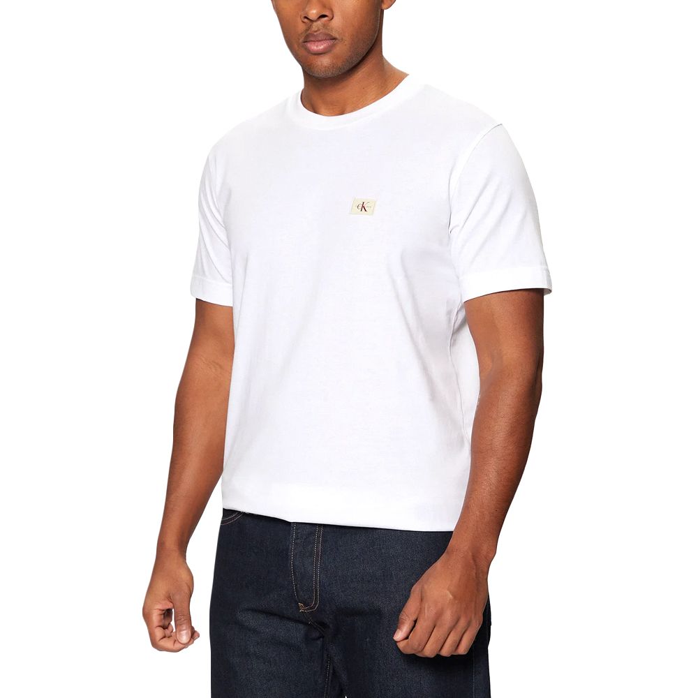 CALVIN KLEIN WOVEN LABEL REGULAR TEE J30J327100 1