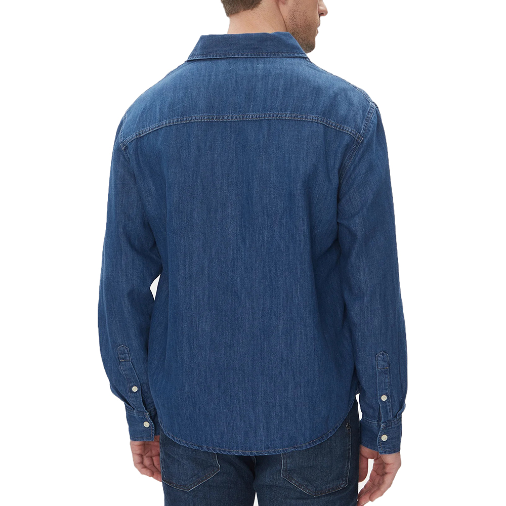 CALVIN KLEIN REGULAR LINEAR DENIM SHIRT J30J327509 2