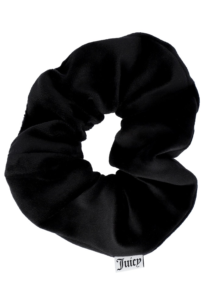 JUICY COUTURE PAM MONO CHECK SCRUNCHIE 94% POLYESTER 6% ELASTANE, ULTRA VELOUR - 260 GSM 2