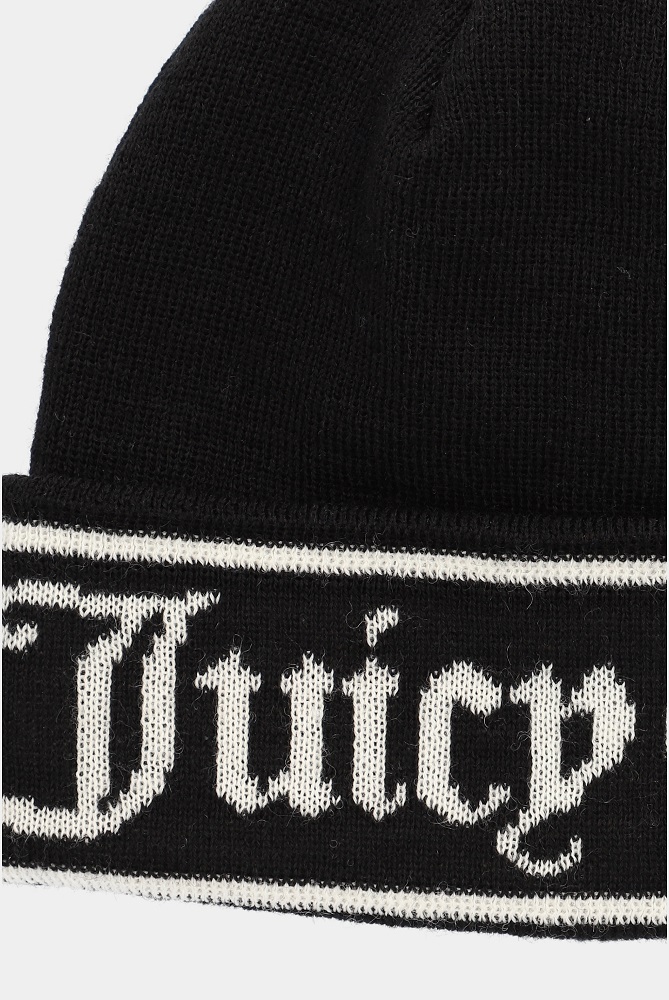 JUICY COUTURE INGRID FLAT KNIT BEANIE JCAWH222045 3