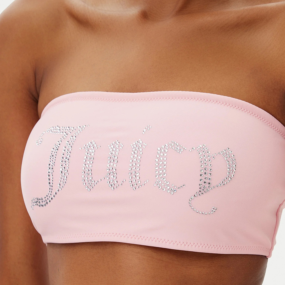 JUICY COUTURE ARIEL BANDEAU BIKINI SET JCIT122001 3