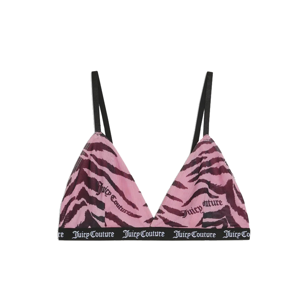 JUICY COUTURE JENESIS TIGER MESH TRIANGLE BRA JCLQB223518 1