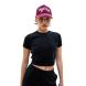 JUICY COUTURE KAILEY VELOUR AOP DEBOSSED CROP FITTED TEE JCSSC223421 1