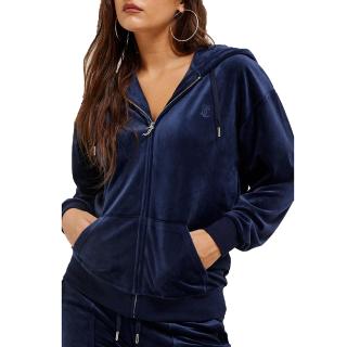 JUICY COUTURE HALAN OVERSIZED ZIP THRU HOODIE JCWAS24342