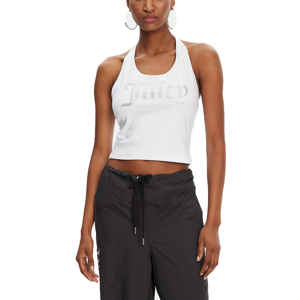 JUICY COUTURE TIED HALTER NECK TOP JCWCT125306 1