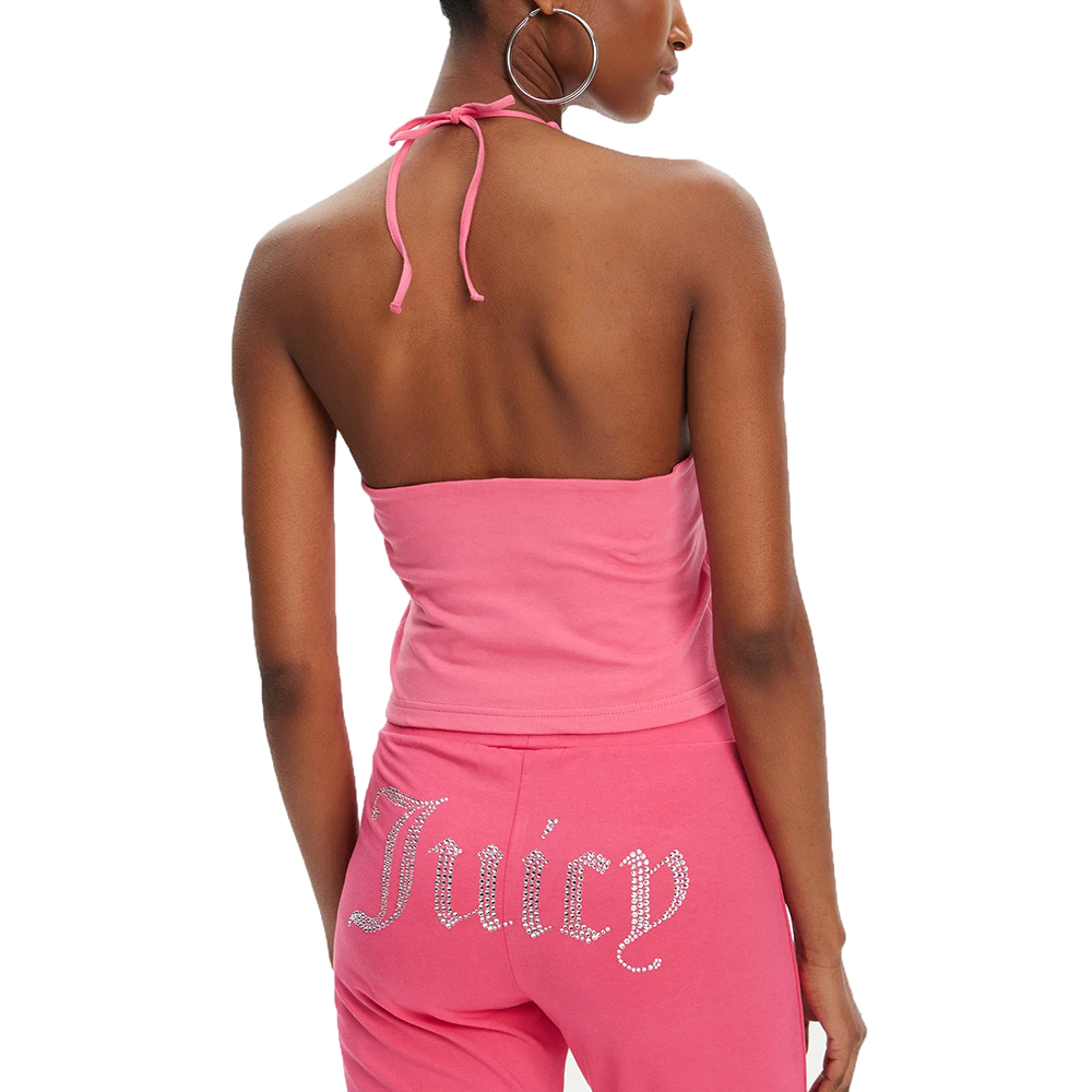 JUICY COUTURE TIED HALTER NECK TOP JCWCT125306 2