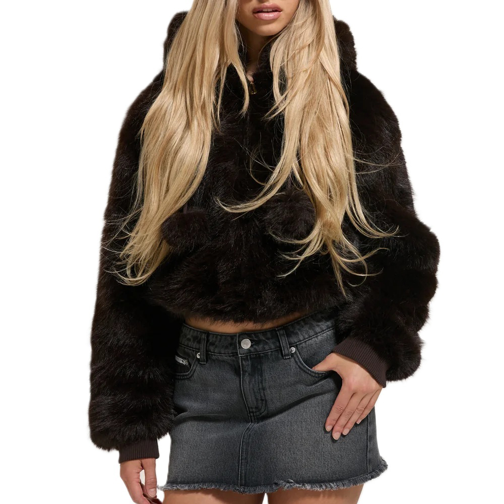 JUICY COUTURE HADI FUR HOODED JACKET JCXIJ126509 2